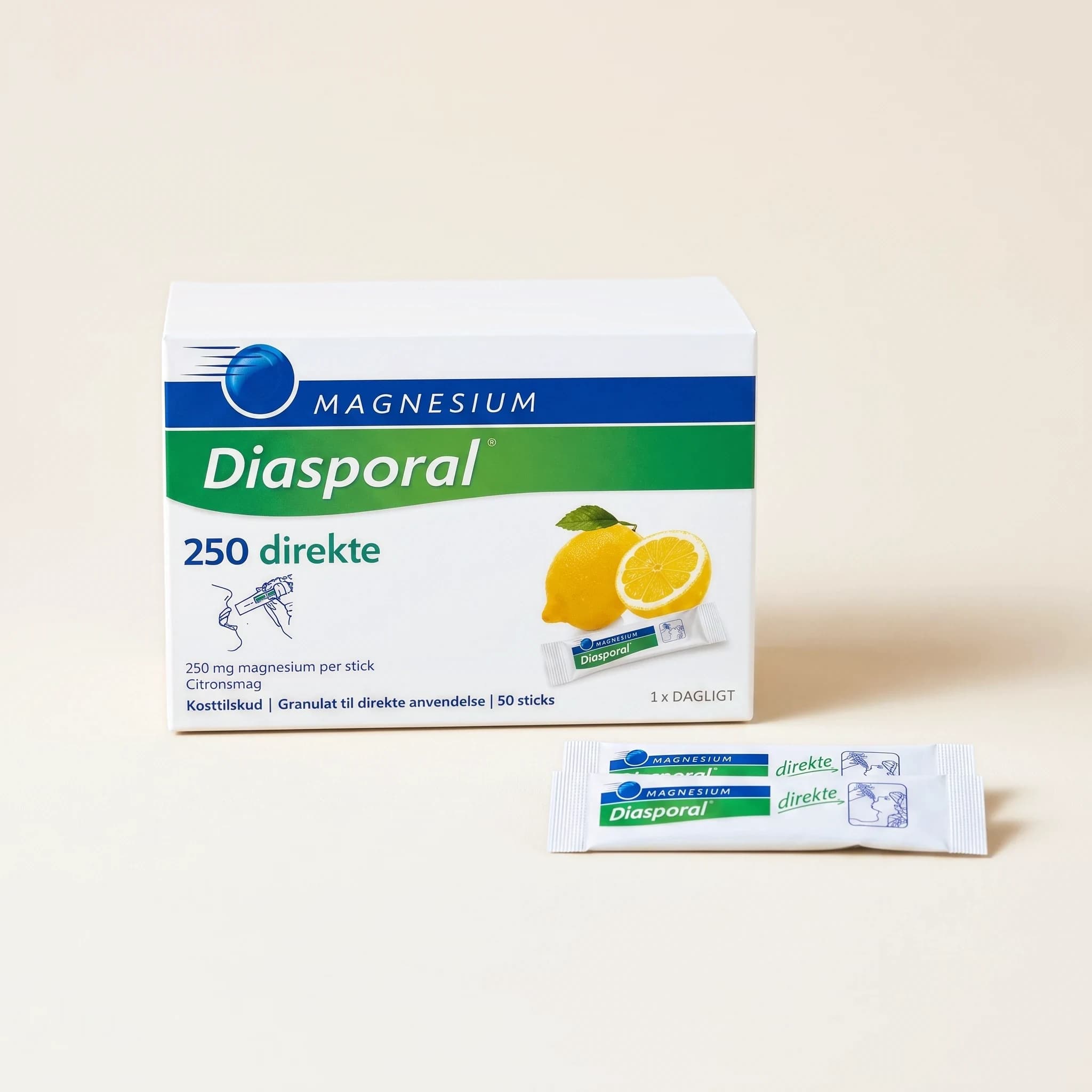 Magnesium, 50 pk. à 250 mg